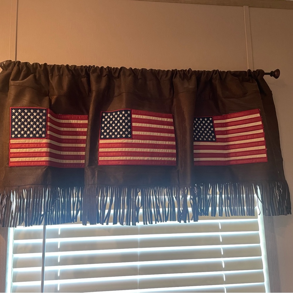 American Flag Valance